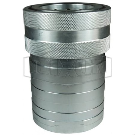 Dixon DQC H Industrial Interchange High Volume Female Coupler, 2- 11-1/2 Nominal, Female NPTF, Steel 20HF16